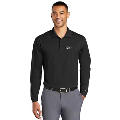 IO107<br>Nike Long Sleeve Dri-FIT Stretch Tech Polo